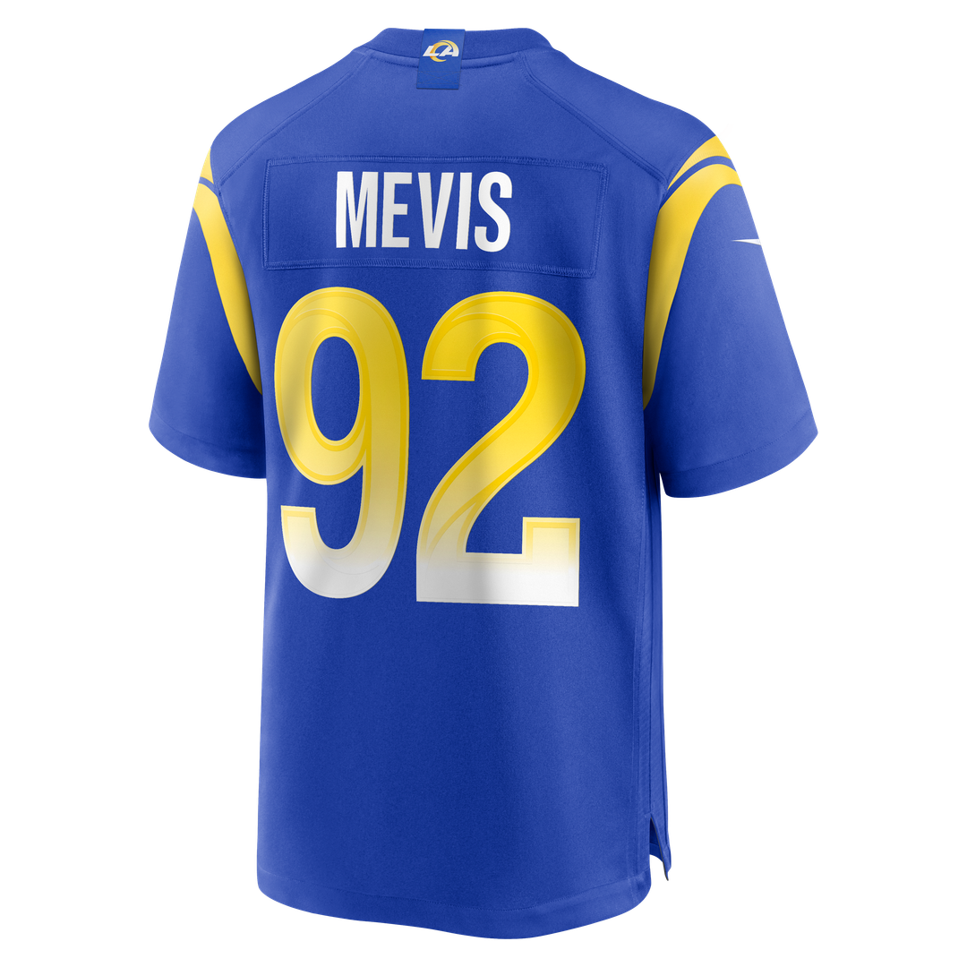 Los Angeles Rams Harrison Mevis Nike Team Game Jersey - Royal