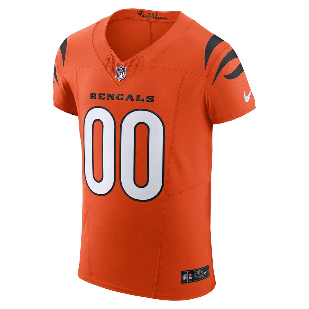Cincinnati Bengals Nike Alternate Vapor F.U.S.E. Elite Custom Jersey - Orange