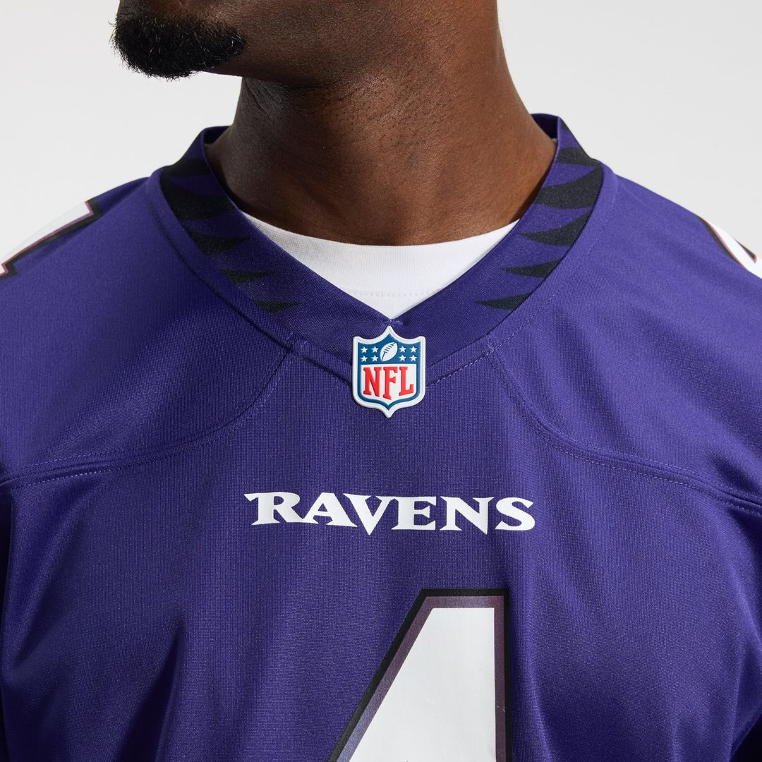 Baltimore Ravens Zay Flowers Nike Team Game Jersey - Purple