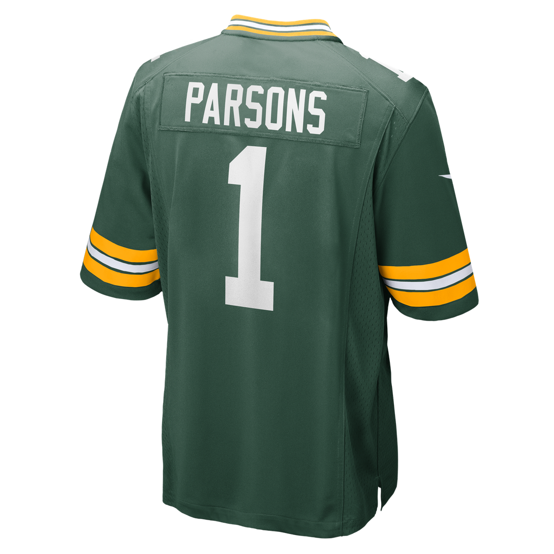 Green Bay Packers Micah Parsons Nike Game Player Jersey - White