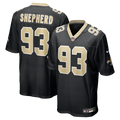 New Orleans Saints Nathan Shepherd Nike Game Jersey - Black