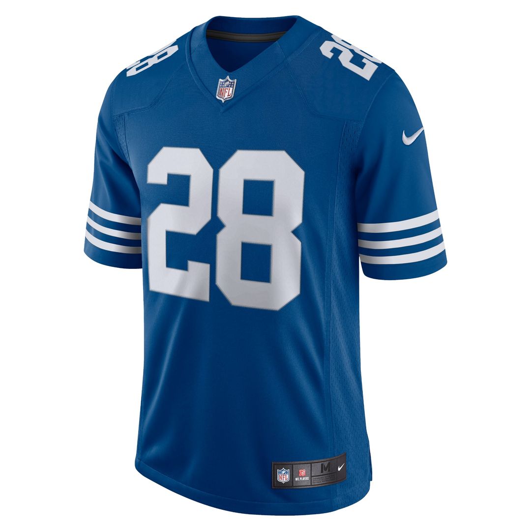 Indianapolis Colts Jonathan Taylor Nike Alternate Vapor Limited Jersey - Royal