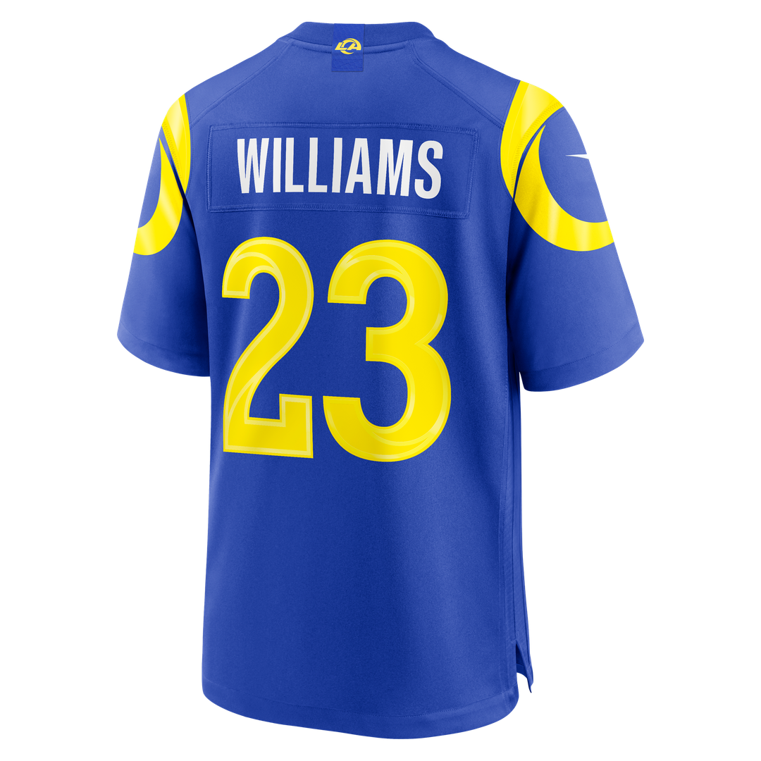 Los Angeles Rams Kyren Williams Nike Team Game Player Jersey - Royal