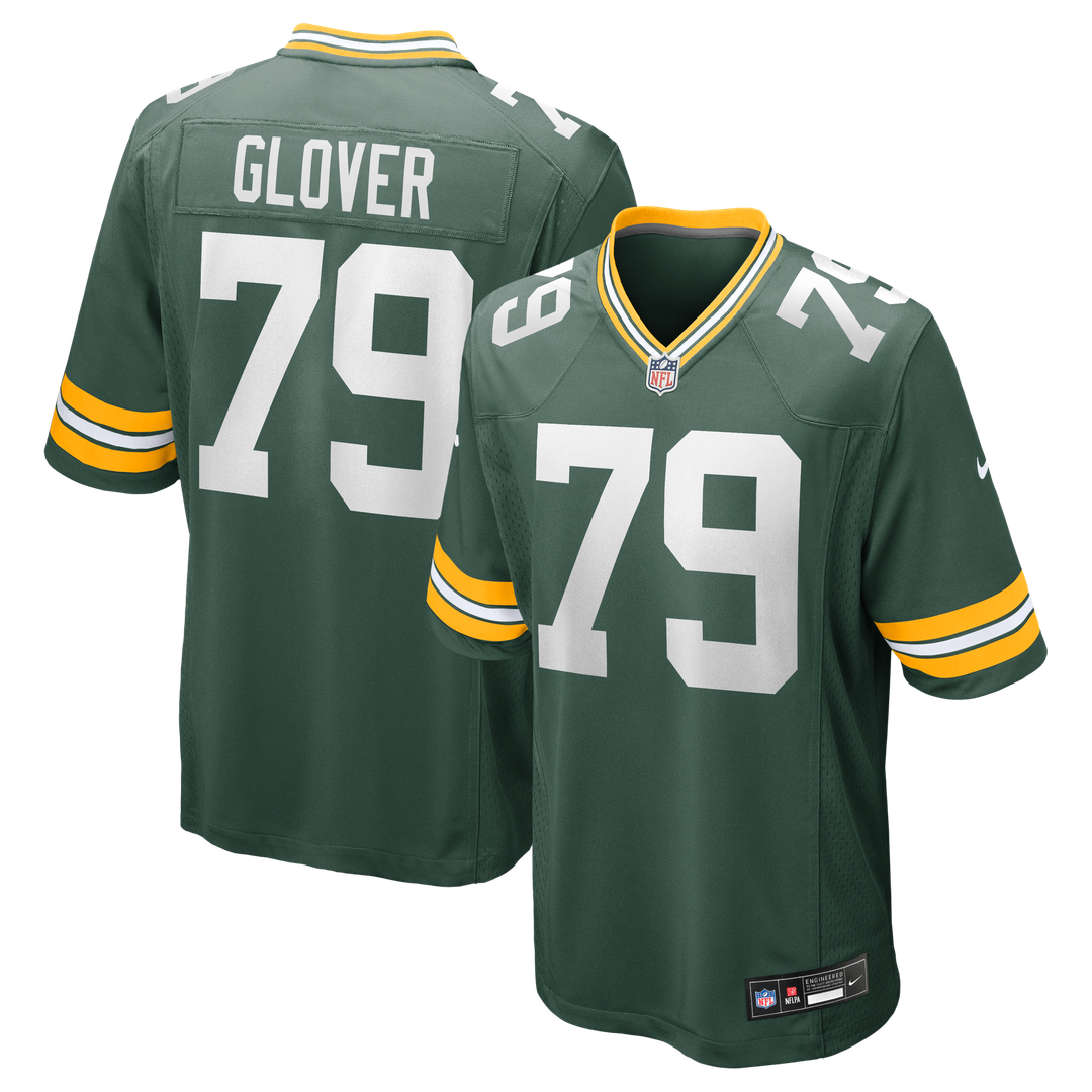 Green Bay Packers Travis Glover Nike Game Jersey - Green