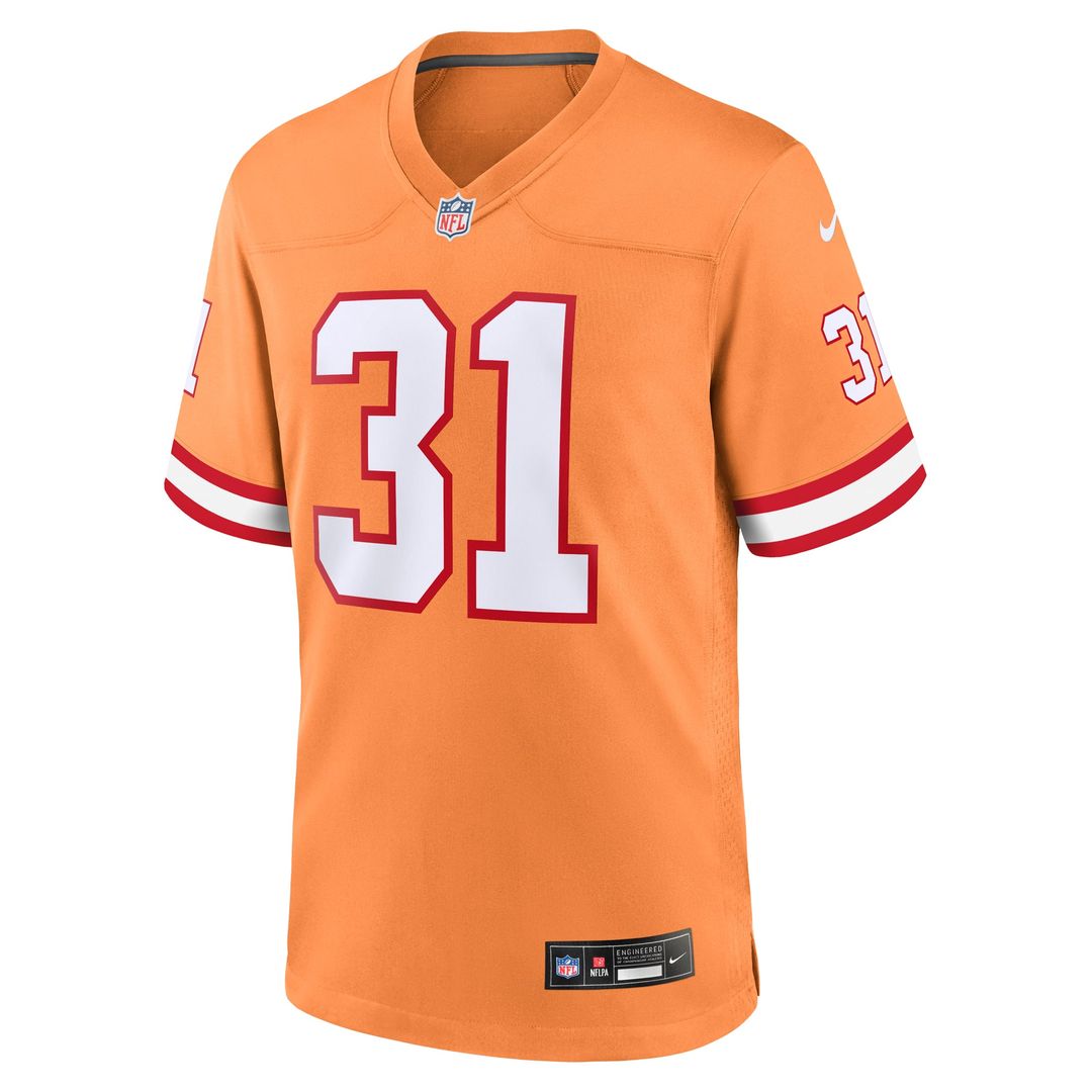 Tampa Bay Buccaneers Antoine Winfield Jr. Nike Throwback Game Jersey - Orange