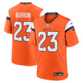 Denver Broncos Jahdae Barron Nike Game Player Jersey - Orange