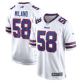 Buffalo Bills Matt Milano Nike Away Game Player Jersey - White
