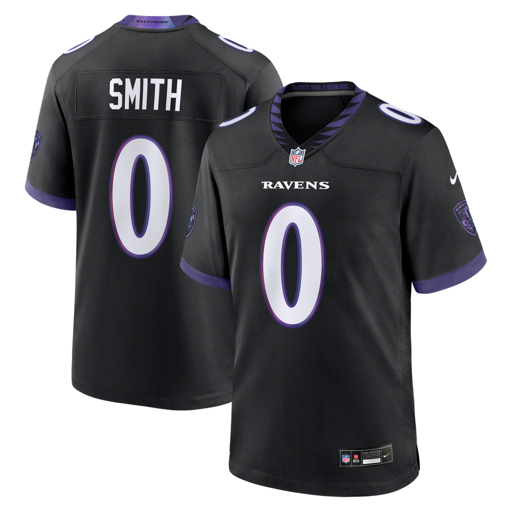 Baltimore Ravens Roquan Smith Nike Alternate Game Jersey - Black