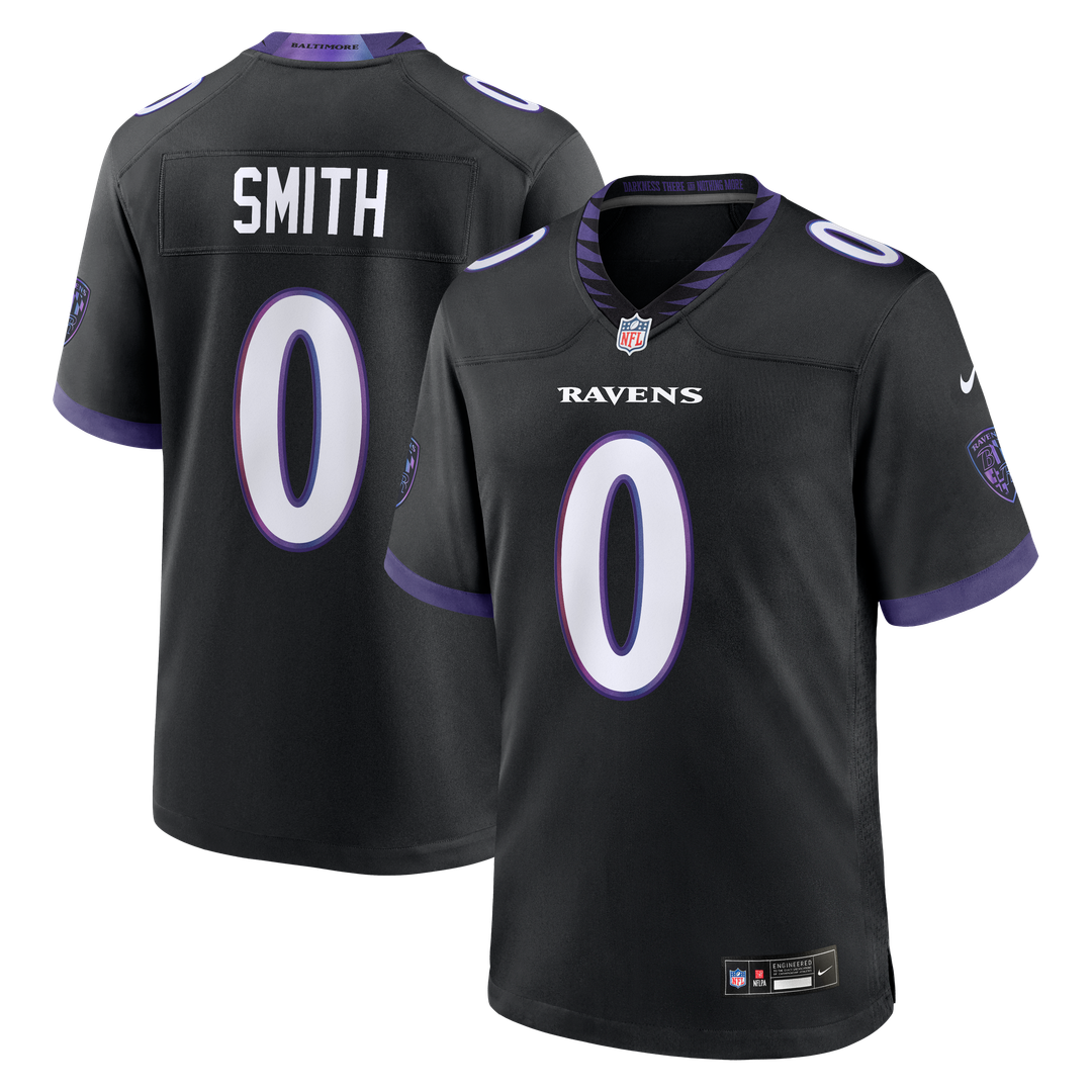 Baltimore Ravens Roquan Smith Nike Alternate Game Jersey - Black