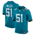 Jacksonville Jaguars Ventrell Miller Nike Game Jersey - Teal