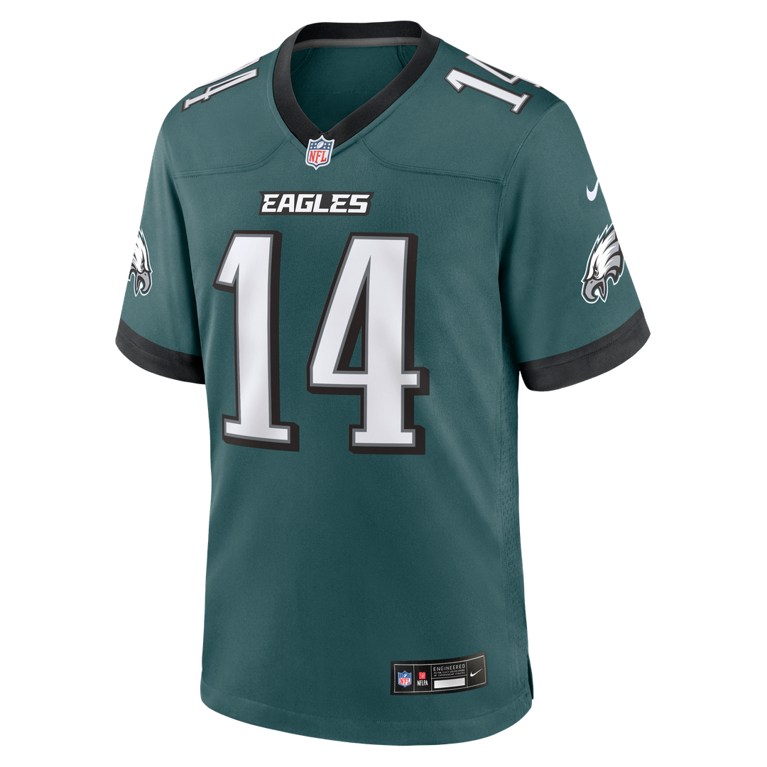 Philadelphia Eagles Andy Dalton Nike Team Game Jersey - Midnight Green