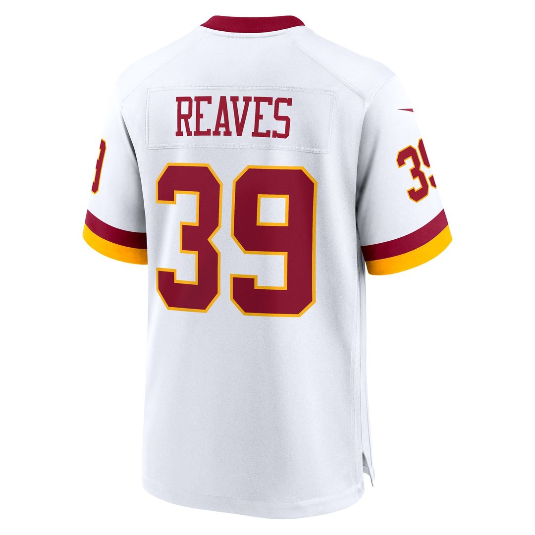 Washington Commanders Jeremy Reaves Nike Hail Raiser Alternate Game Jersey - Black