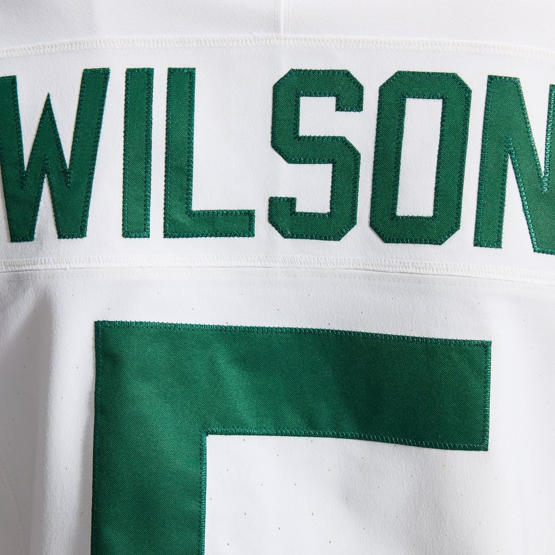 New York Jets Garrett Wilson Nike Classic Alternate Vapor F.U.S.E. Elite Jersey - White