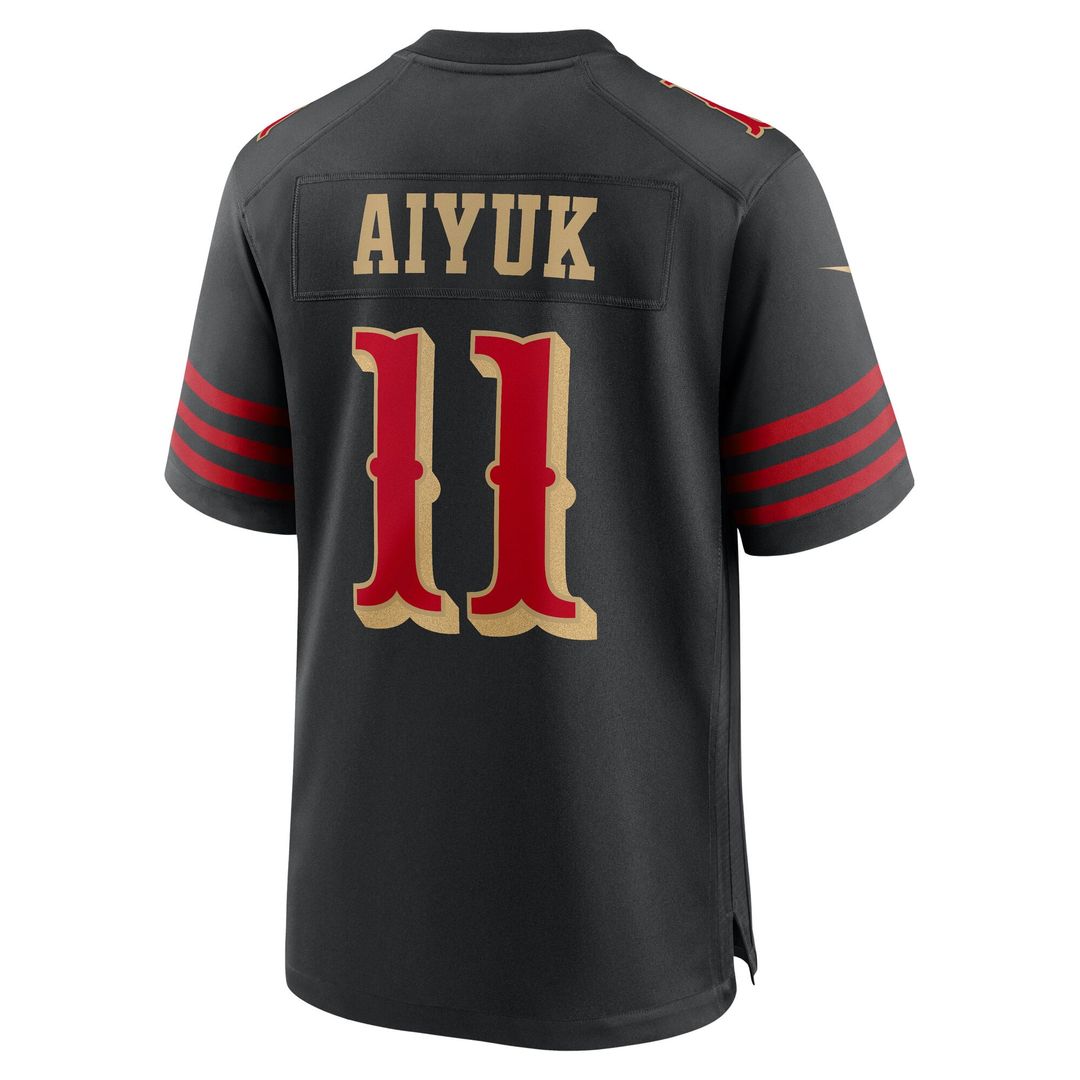 San Francisco 49ers Brandon Aiyuk Nike Rivalries Collection Game Jersey - Black