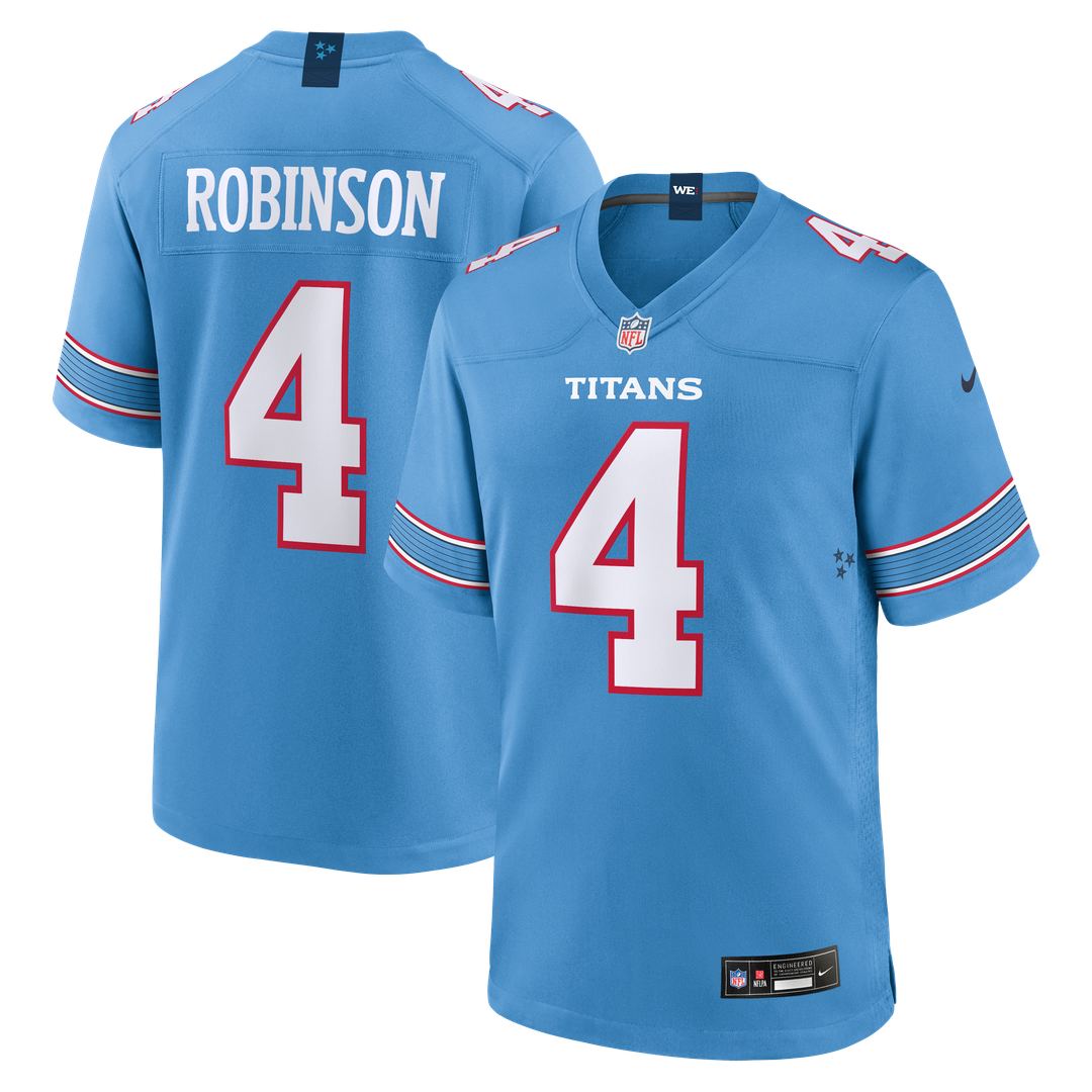 Tennessee Titans Wan'Dale Robinson Nike Team Game Jersey - Light Blue