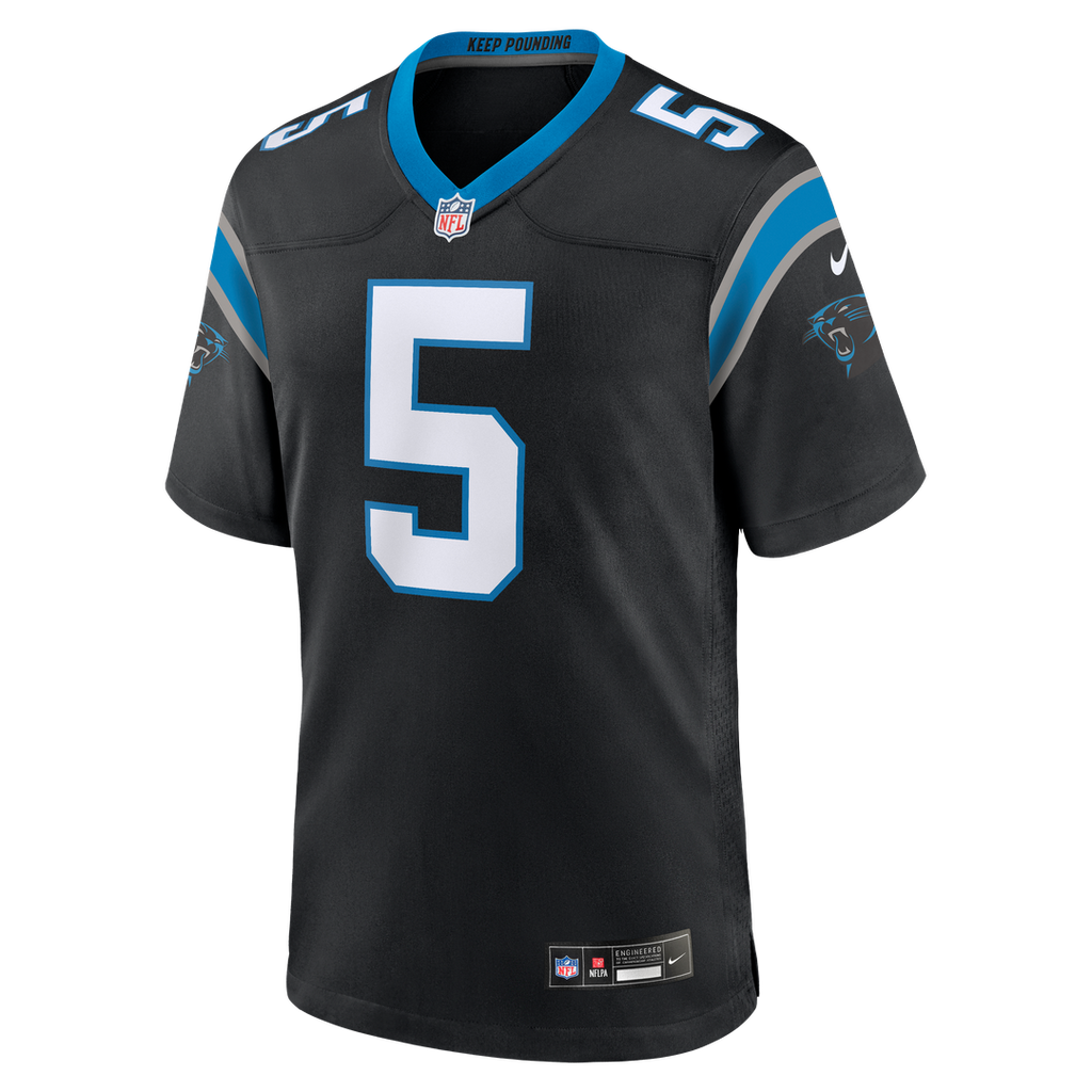 Carolina Panthers Jaelan Phillips Nike Game Jersey - Black