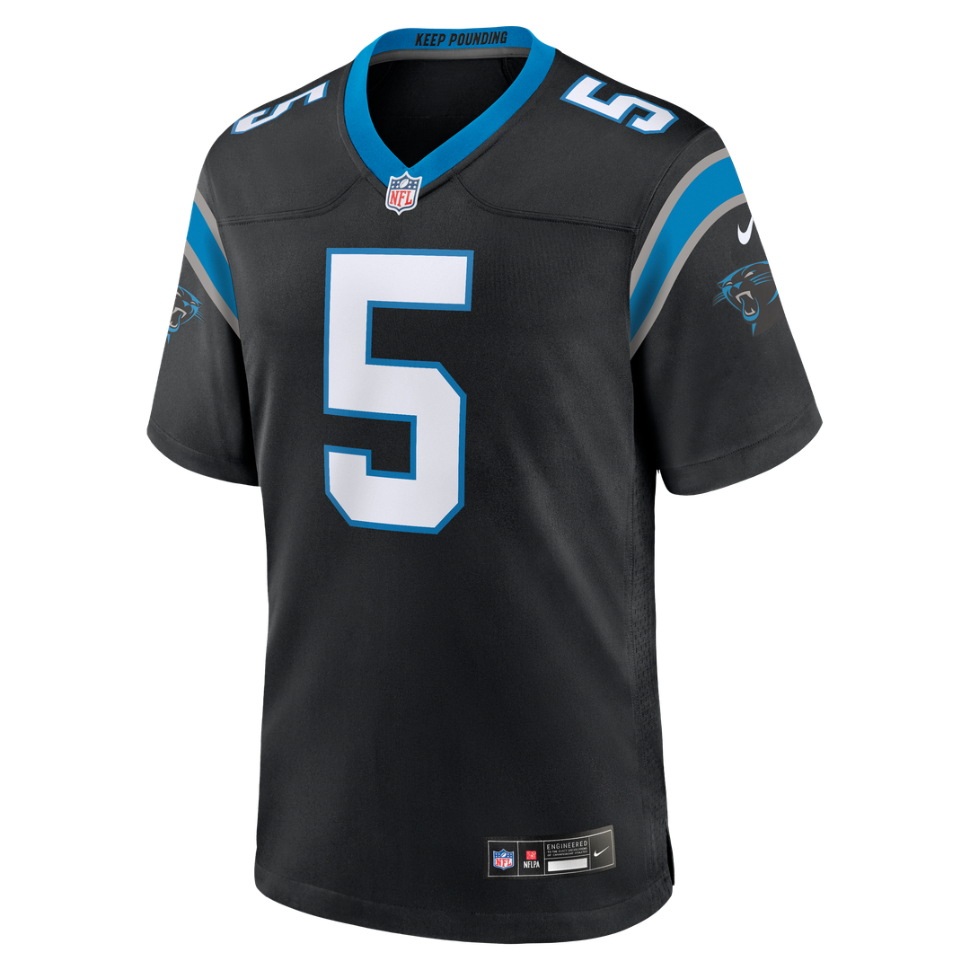 Carolina Panthers Jaelan Phillips Nike Game Jersey - Black