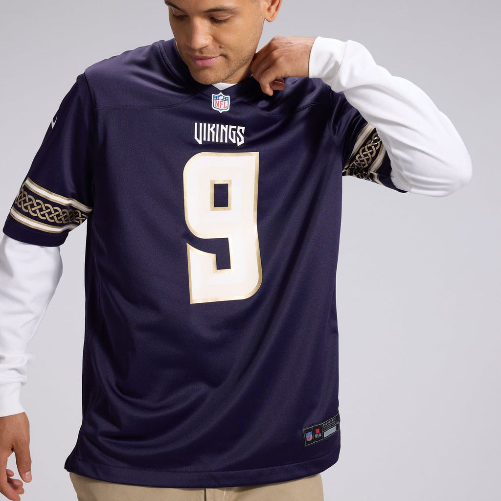 Minnesota Vikings J.J McCarthy Nike 2026 Rivalries Collection Game Jersey - Purple