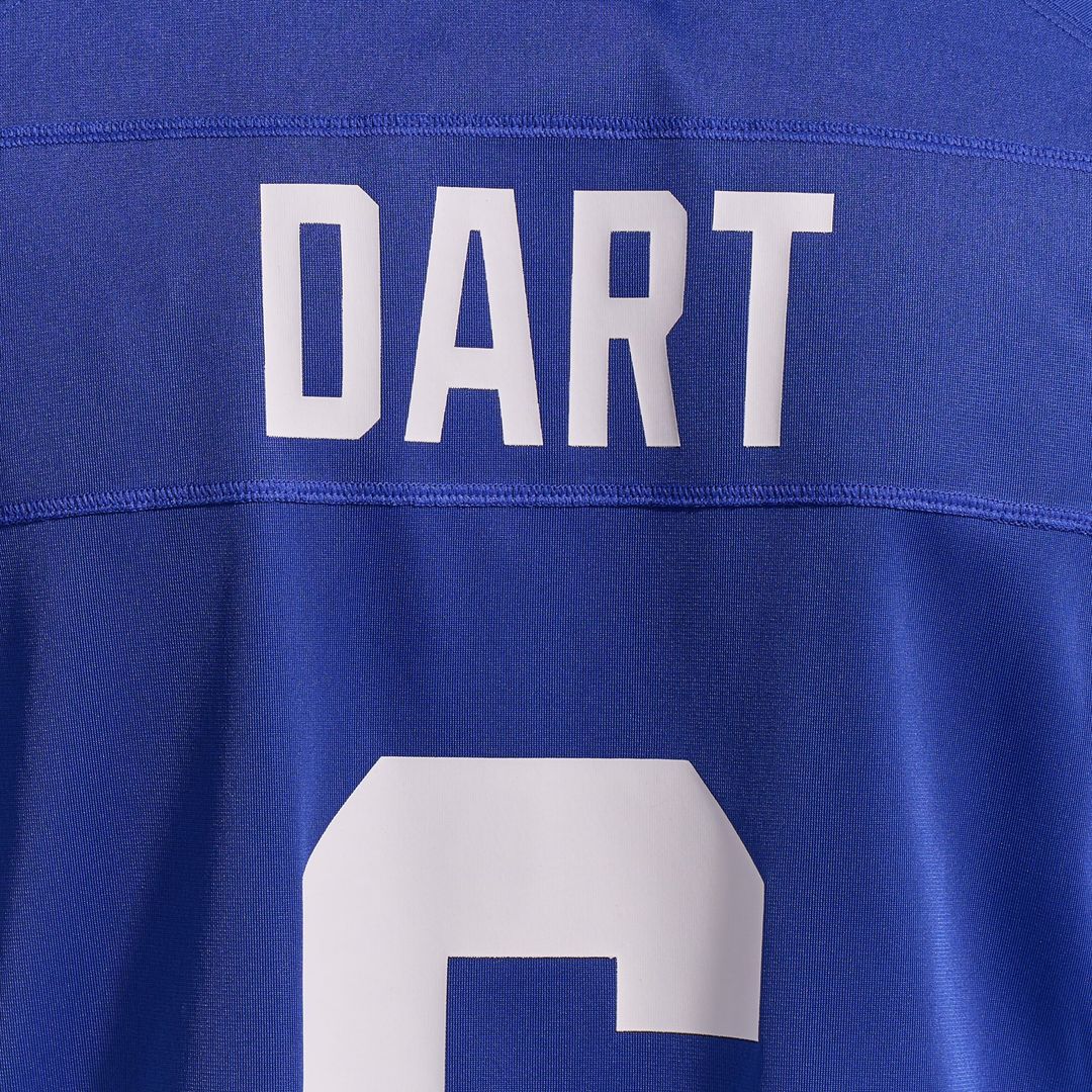 New York Giants Jaxson Dart Nike Team Game Jersey - Royal