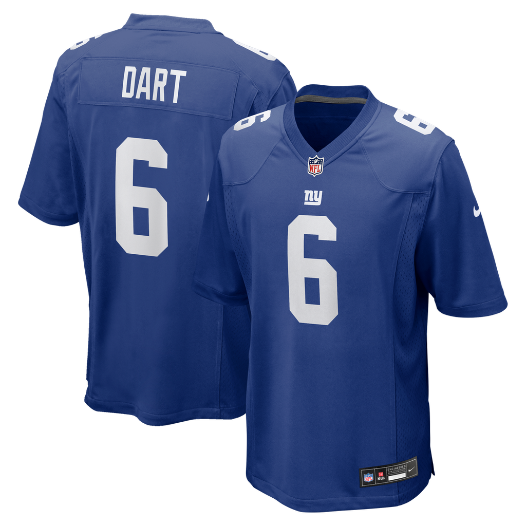 New York Giants Jaxson Dart Nike Alternate Century Red Game Jersey - Red