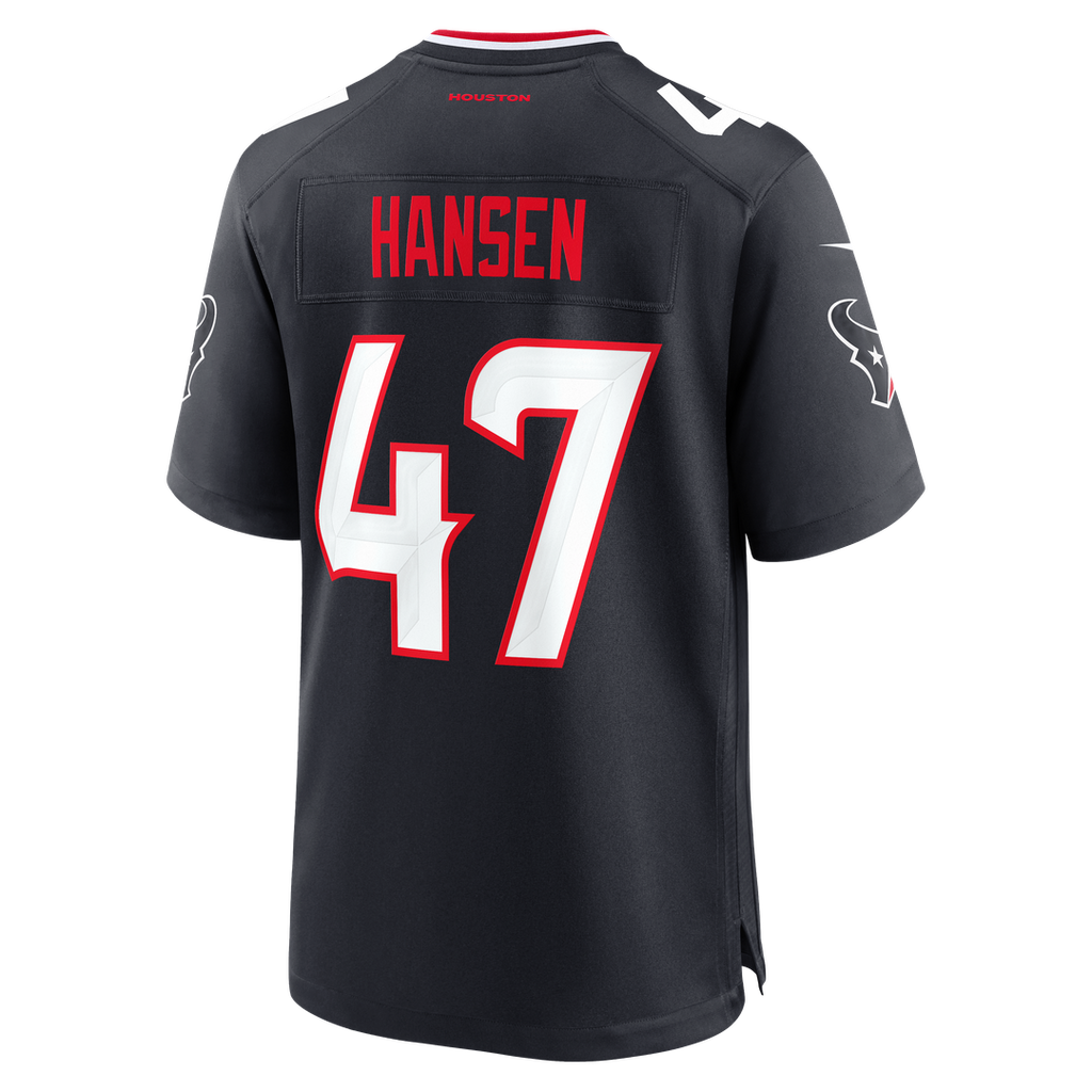 Houston Texans Louis Hansen Nike Team Game Jersey - Navy