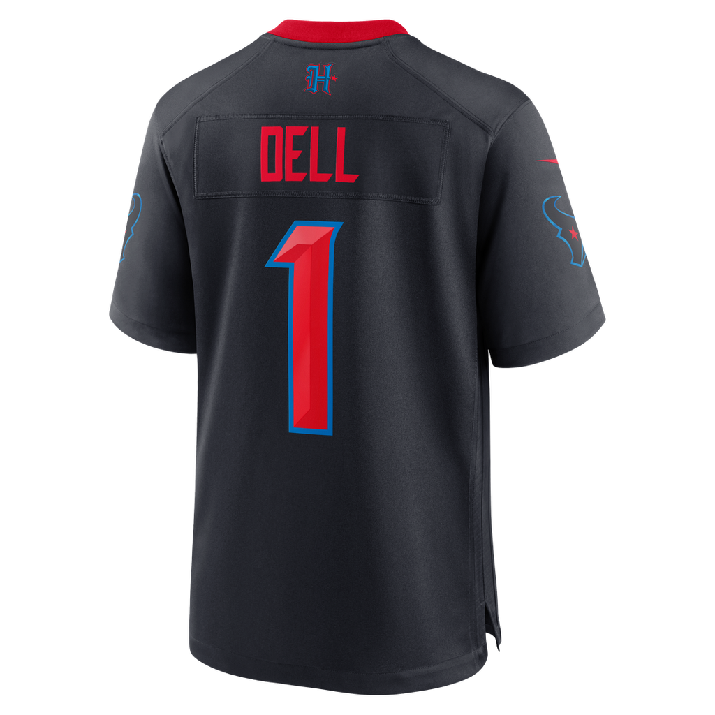 Houston Texans Tank Dell Nike Alternate Game Jersey - Navy