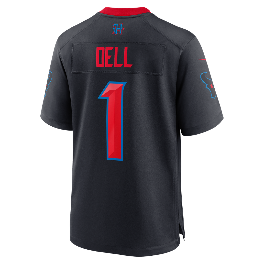 Houston Texans Tank Dell Nike Alternate Game Jersey - Navy