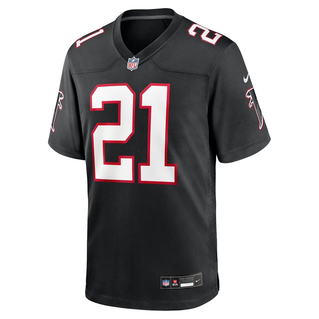 Atlanta Falcons Deion Sanders Nike Retired Player Alternate Game Jersey - Black