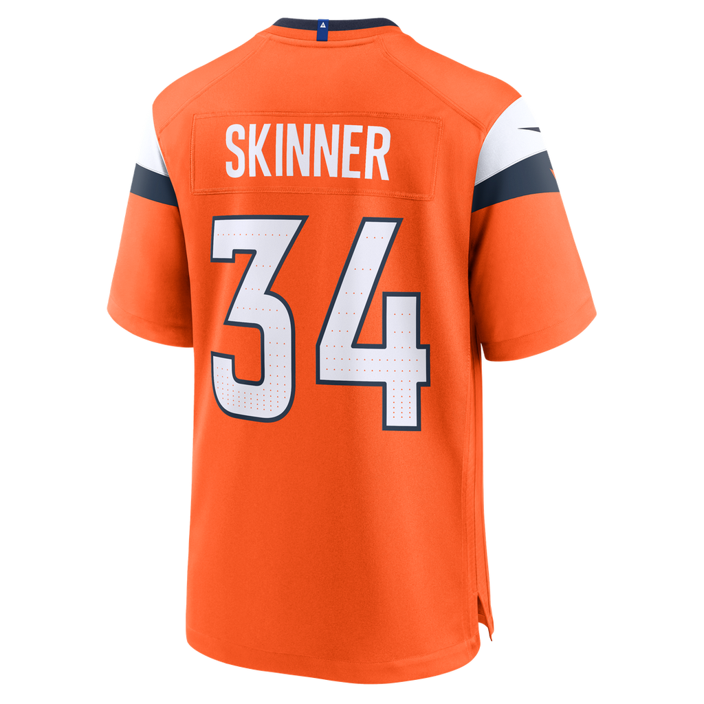 Denver Broncos JL Skinner Nike Team Game Jersey - Orange