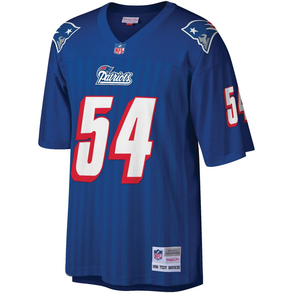 New England Patriots Tedy Bruschi Mitchell & Ness Legacy Replica Jersey - Royal