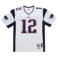 New England Patriots Tom Brady Mitchell & Ness 2000 Big & Tall Legacy Replica Jersey - White
