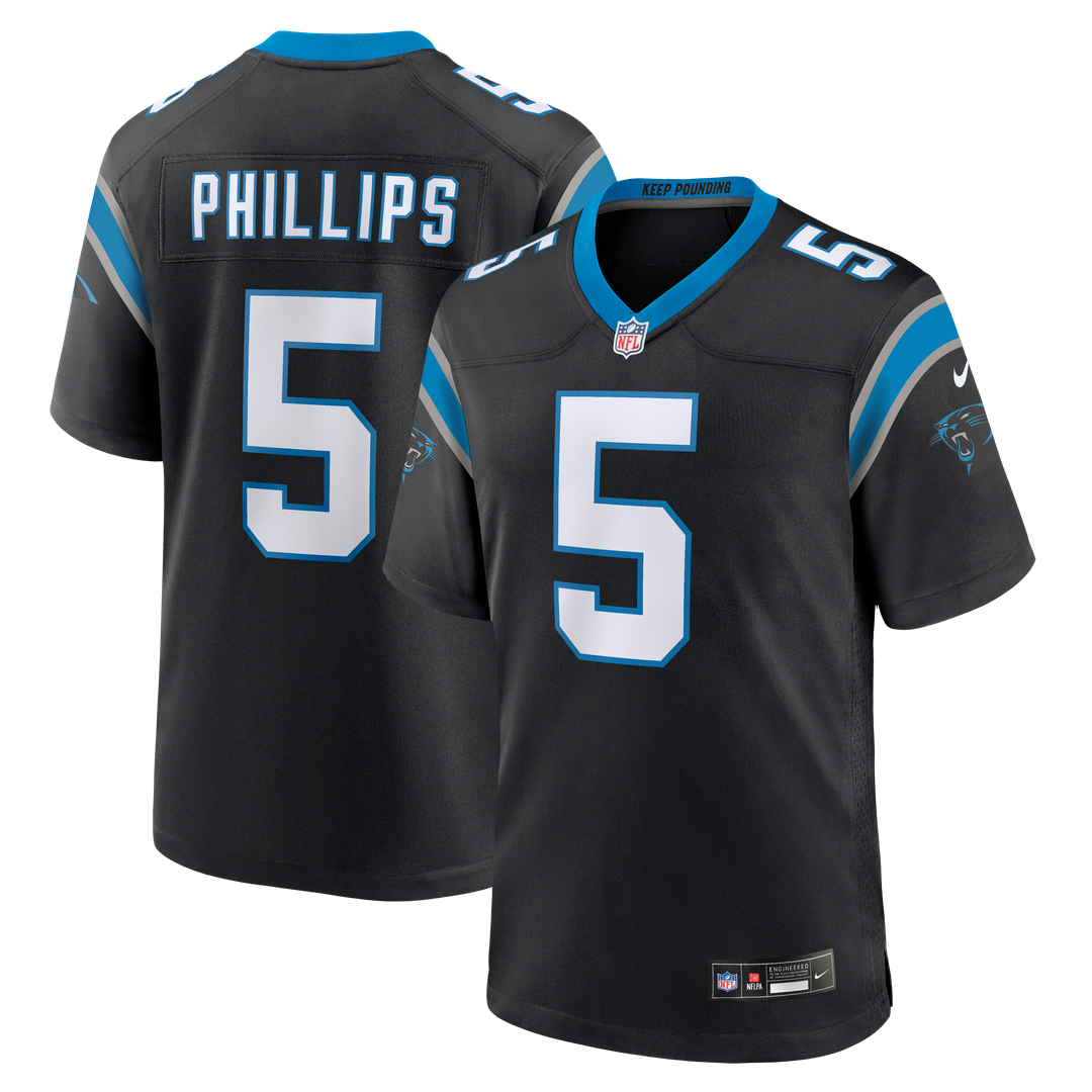 Carolina Panthers Jaelan Phillips Nike Game Jersey - Black