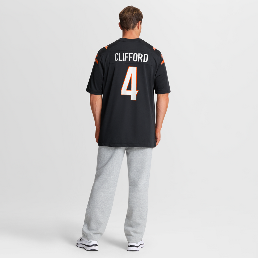 Cincinnati Bengals Sean Clifford Nike Team Game Jersey - Black