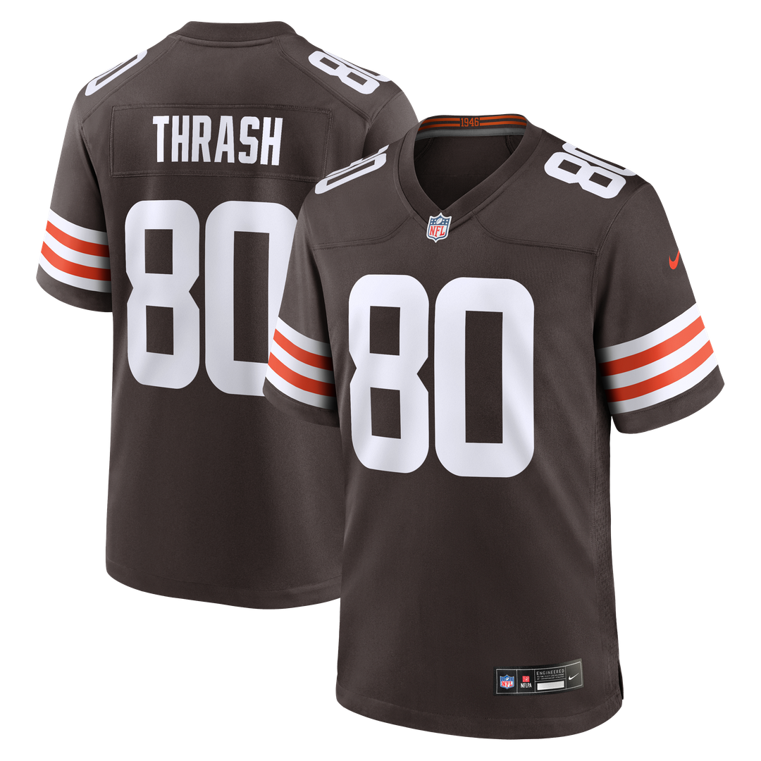 Cleveland Browns Jamari Thrash Nike Team Game Jersey - Brown