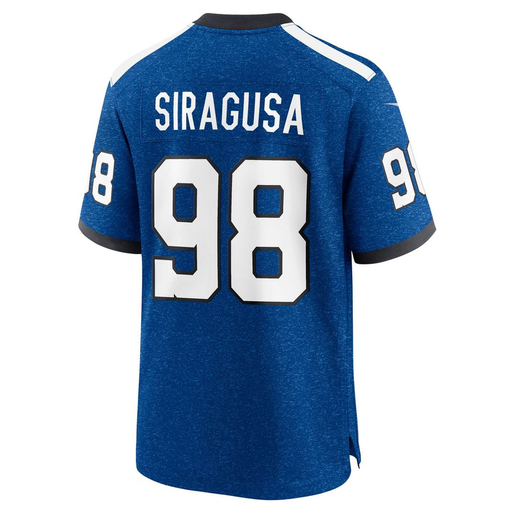 Indianapolis Colts Tony Siragusa Nike Retired Player Alternate Game Jersey - Blue