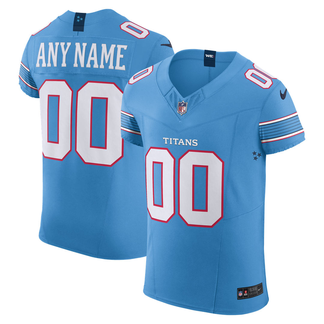 Tennessee Titans Nike Vapor F.U.S.E. Elite Custom Jersey - Light Blue