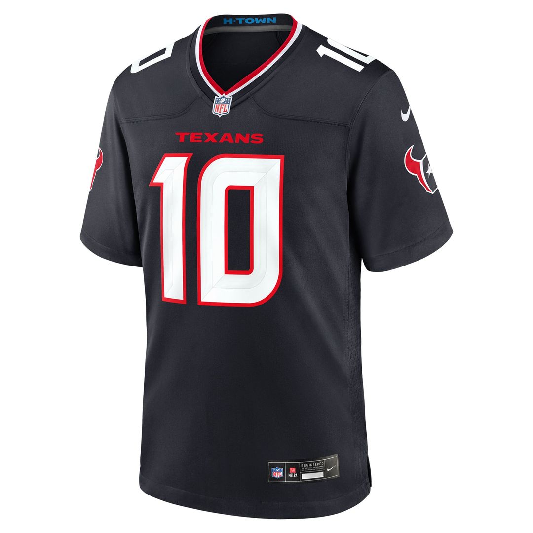 Houston Texans Davis Mills Nike Team Game Jersey - Navy
