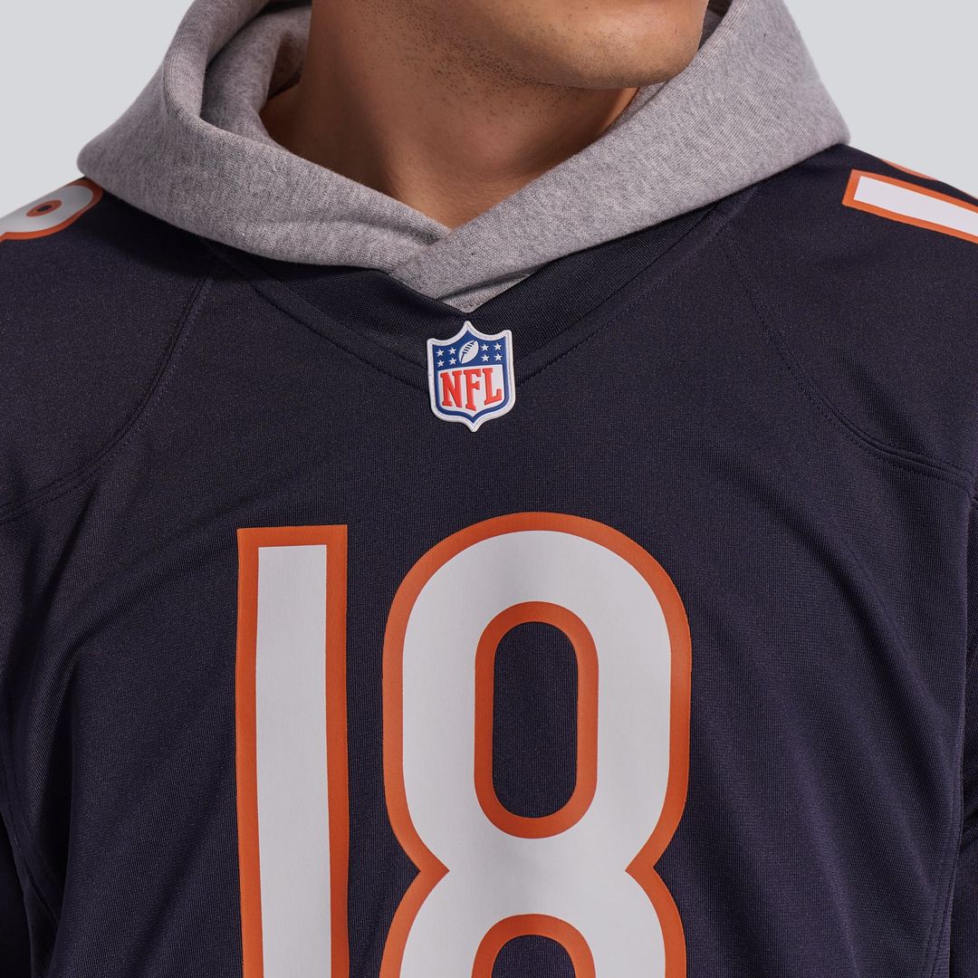 Chicago Bears Caleb Williams Nike Alternate Player Game Jersey - Orange
