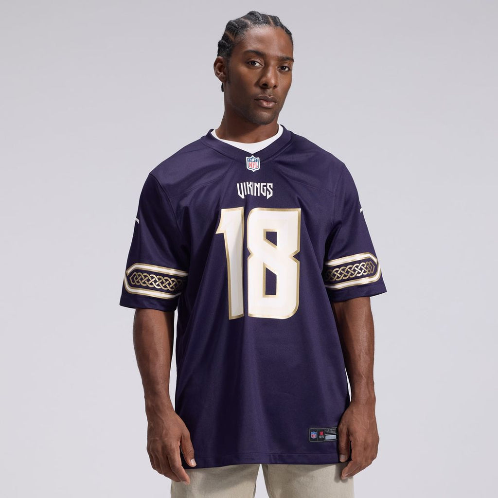 Minnesota Vikings Justin Jefferson Nike 2026 Rivalries Collection Game Jersey - Purple