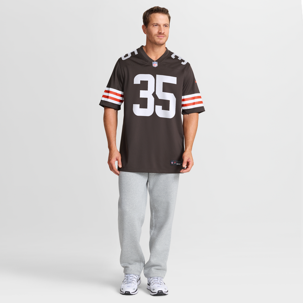 Cleveland Browns Toriano Pride Jr. Nike Team Game Jersey - Brown