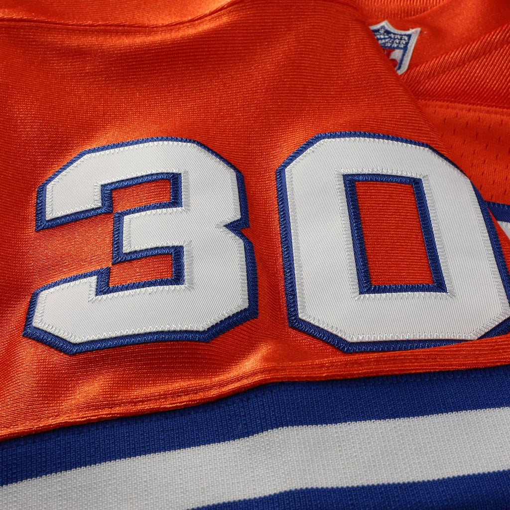 Denver Broncos Terrell Davis Mitchell & Ness 1995 Authentic Throwback Retired Player Jersey - Orange