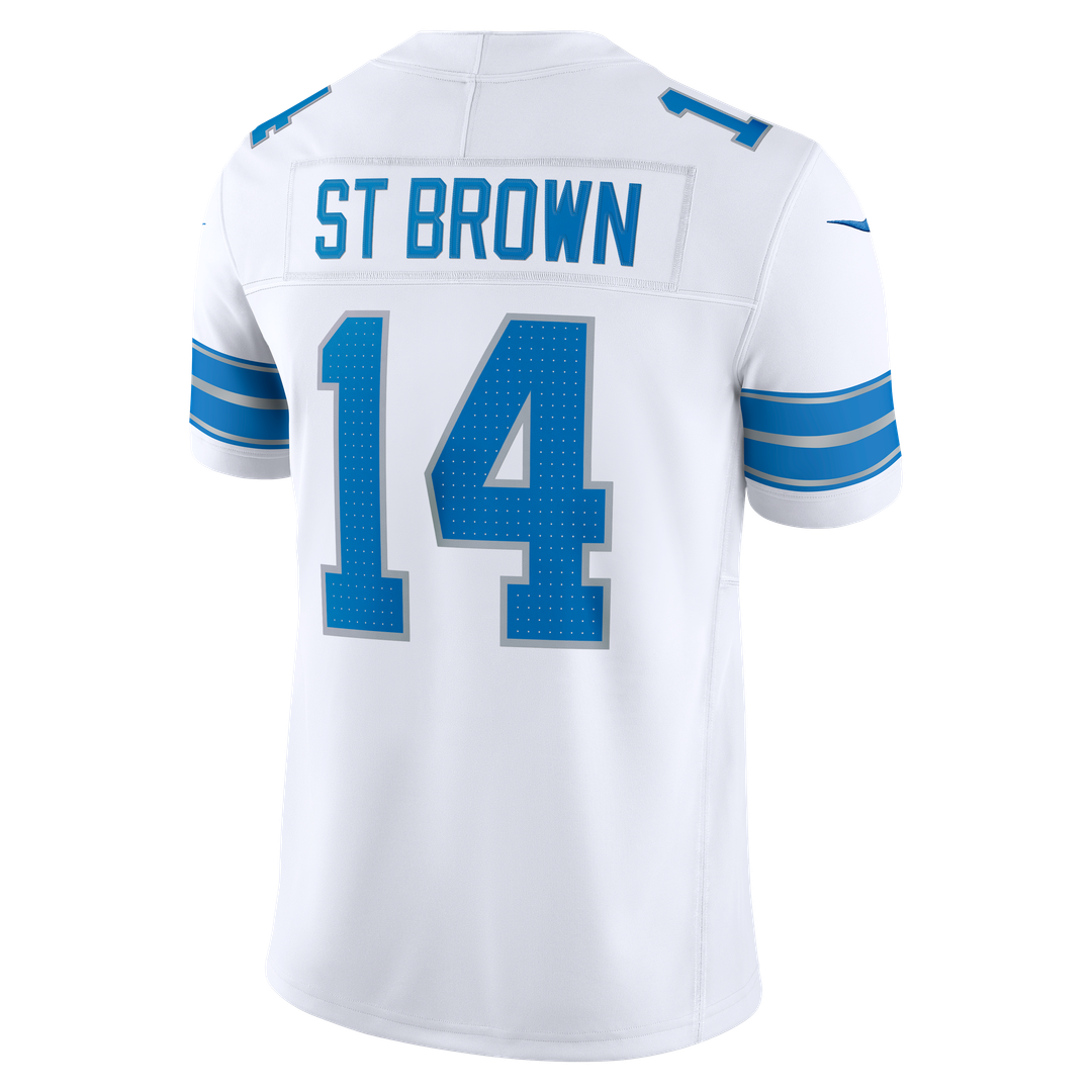 Detroit Lions Amon-Ra St. Brown Nike Vapor F.U.S.E. Stitched Limited Jersey - White