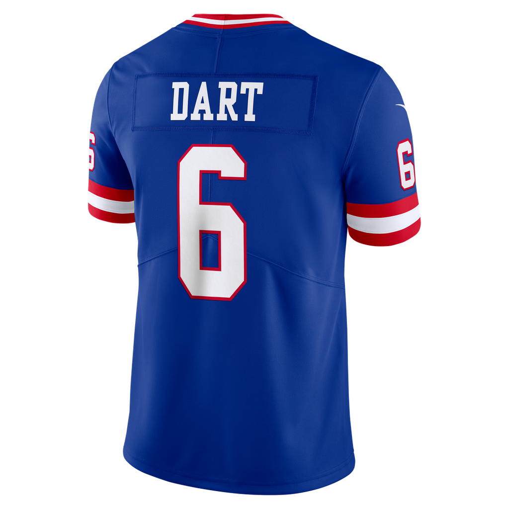 New York Giants Jaxson Dart Nike Legacy Vapor Untouchable Stitched Limited Jersey - Royal