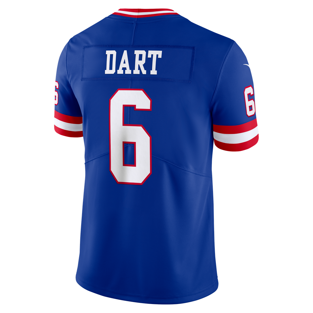 New York Giants Jaxson Dart Nike Legacy Vapor Untouchable Stitched Limited Jersey - Royal