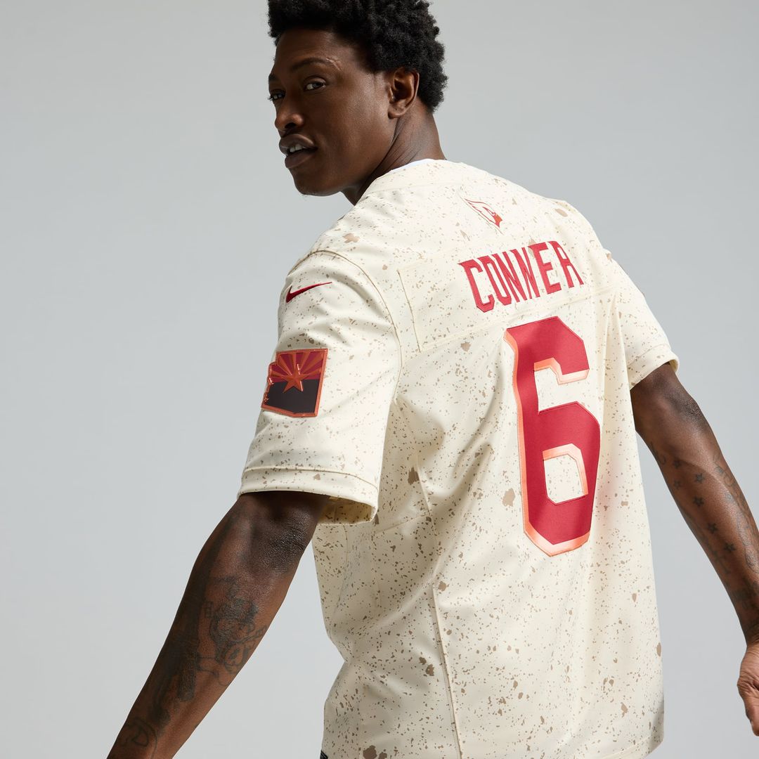 Arizona Cardinals James Conner Nike Rivalries Collection Stitched Limited Jersey - Natural