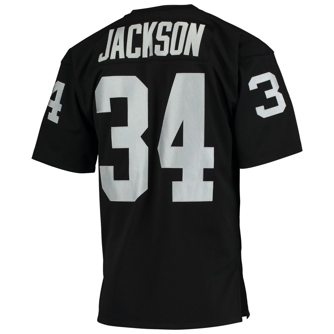 Las Vegas Raiders 1990 Bo Jackson Mitchell & Ness Authentic Throwback Retired Player Jersey - Black