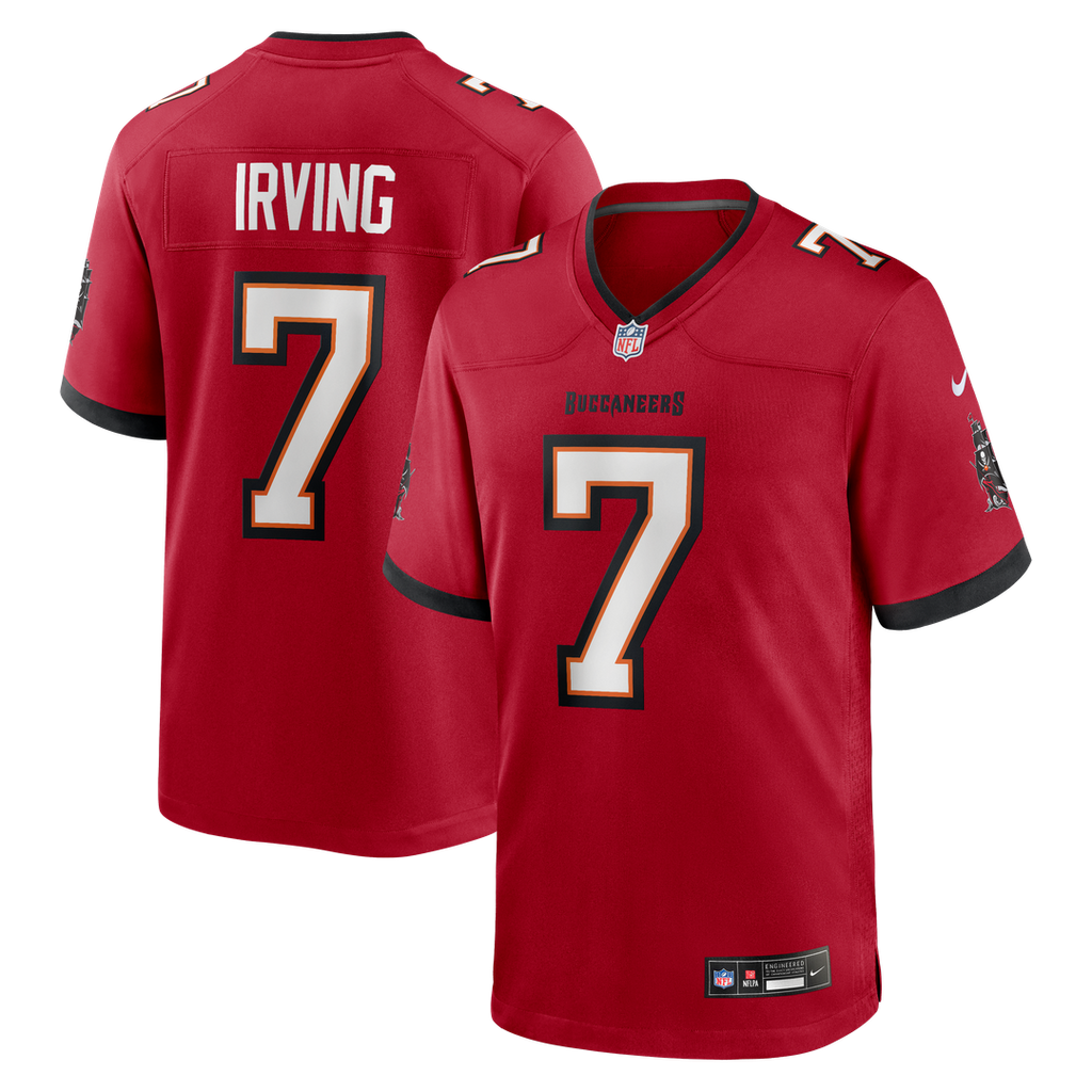 Tampa Bay Buccaneers Bucky Irving Nike Alternate Game Jersey - Pewter