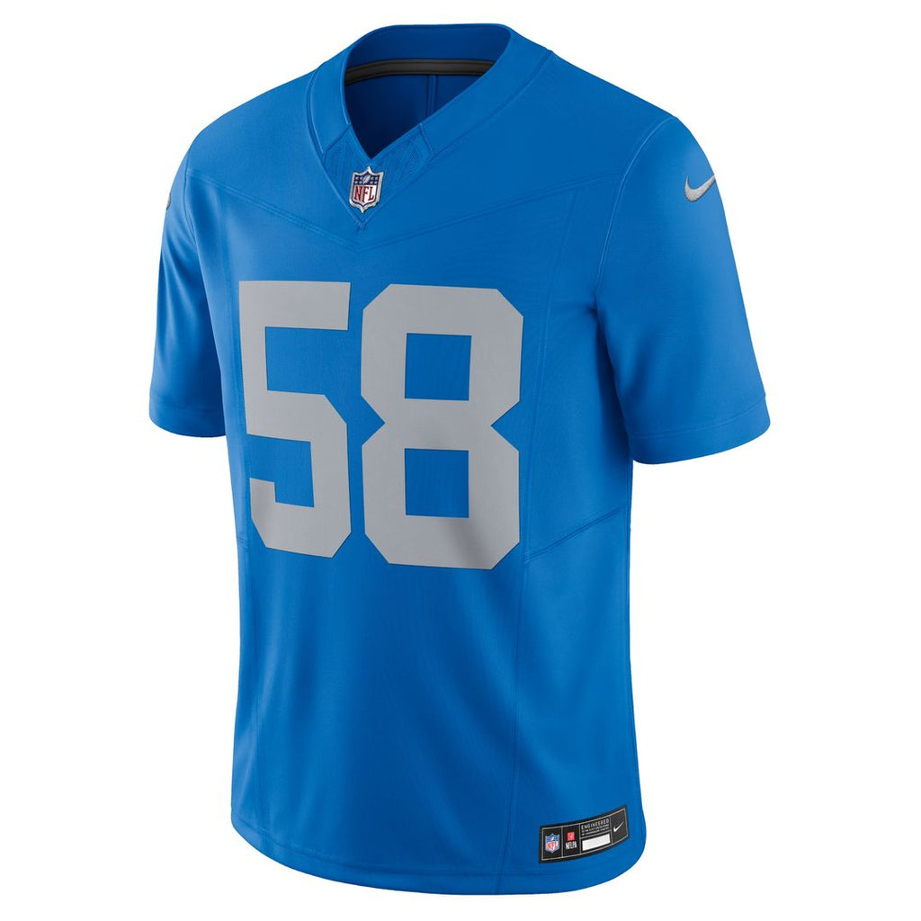 Detroit Lions Penei Sewell Nike Vapor F.U.S.E. Alternate Limited Jersey - Blue