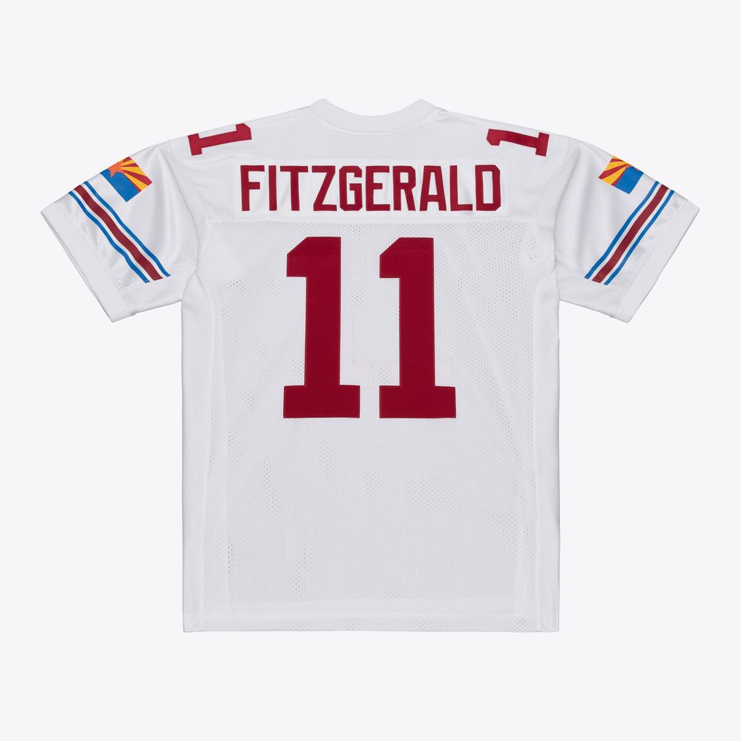 Arizona Cardinals Larry Fitzgerald Mitchell & Ness 2004 Authentic Throwback Jersey - White