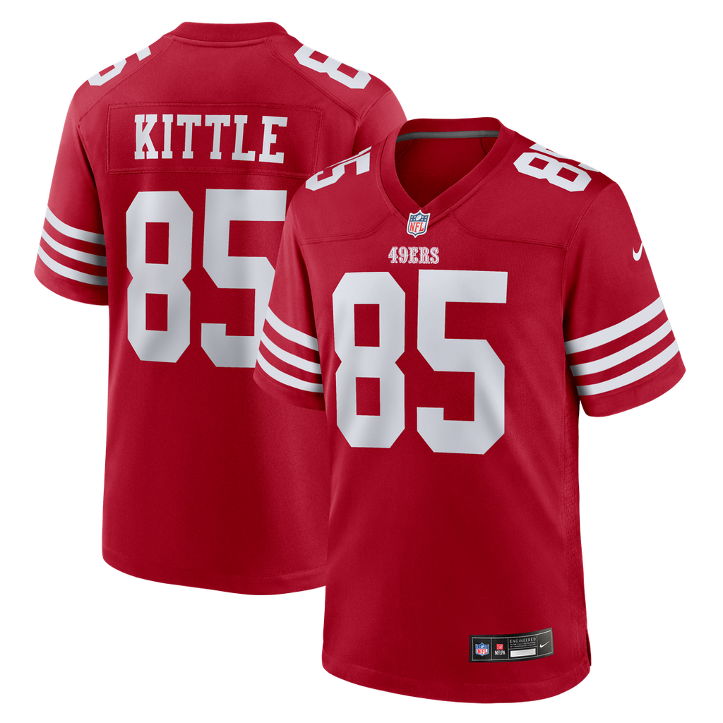 San Francisco 49ers George Kittle Nike Player Game Jersey - Scarlet
